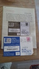 CARTOLINA FRANCOBOLLO FALSO