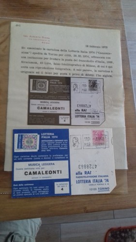 Cartolina francobollo falso - cartolina,