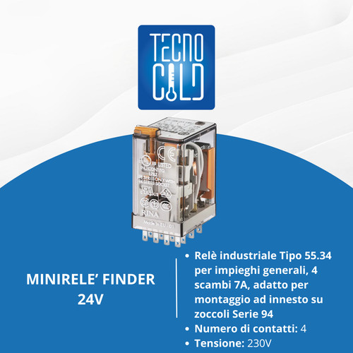 Relè finder 24v - finder,