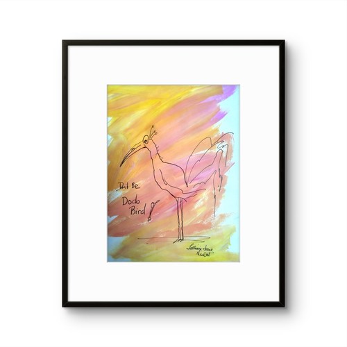 Dodo bird x12 - dodo, 9"x12"