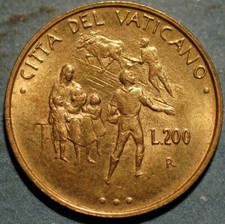 Città del Vaticano 200 Lire