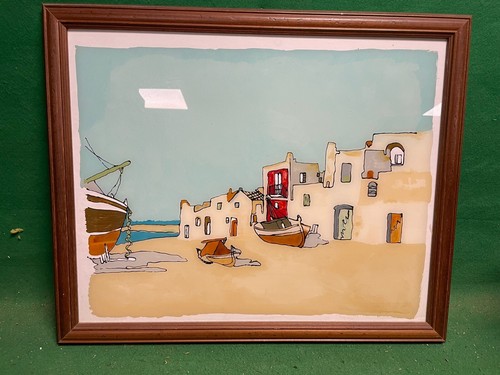Quadro dipinto credo - credo, vetro