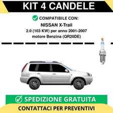 KIT 4 CANDELE per NISSAN