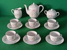 SERVIZIO DA CAFFÈ VINTAGE COMPLETO X 6 PERSONE PORCELLANA RICHARD GINORI. CM89