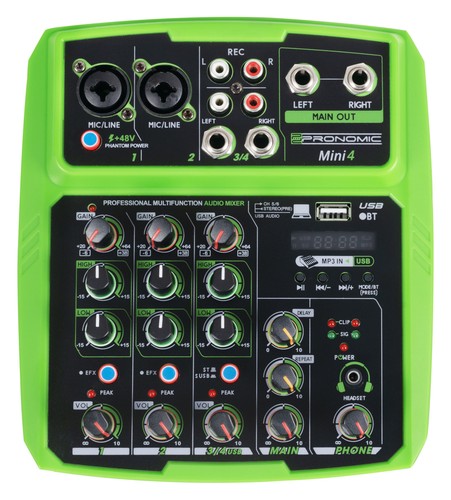 Mini mixer usb canali - usb, 4