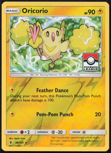 Carte pokémon oricorio - carte,