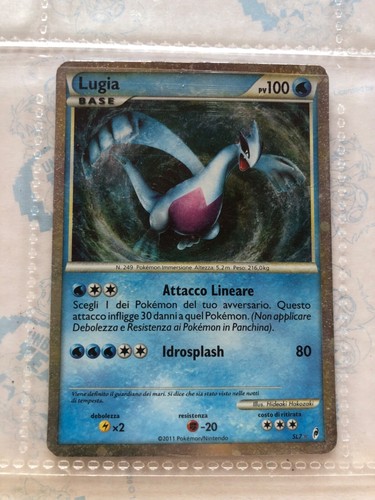 Carta pokemon lugia sl7 - lugia,