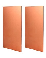 QWORK 2pz Lamiera di Rame Puro