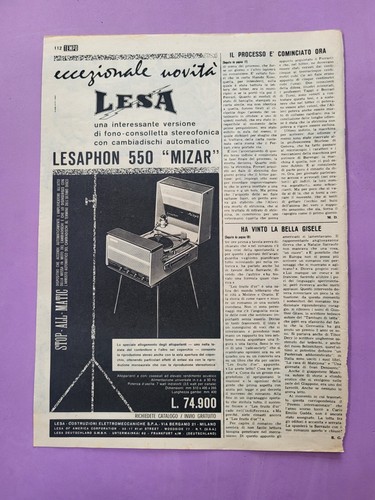 Lesa lesaphon 550 - lesa, mizar