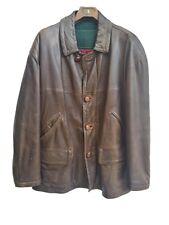 GIACCA IN PELLE MARRONE 54