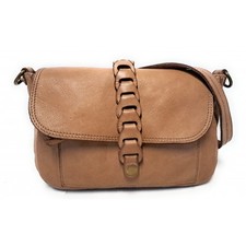 Borsa in pelle fiore Il