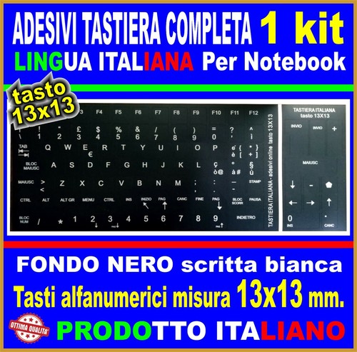 Adesivi tastiera lingua - tastiera,