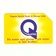 CARTA TELEFONICA TELECOM USATA LIRE 10.000 QUALITA' TOTALE TELECOM