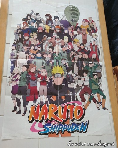 Poster géant affiche naruto - poster,