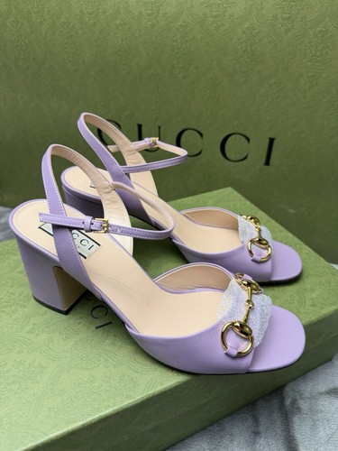 Sandali gucci horsebit lavanda - sandali,