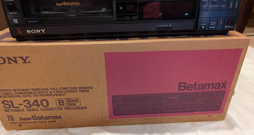 Sony betamax hfr70 lettore - betamax, sl-hfr70