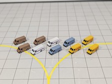 DELIVERY VANS (x10) Courier Step Van US Style Airport GSE Vehicles 1:400 Scale