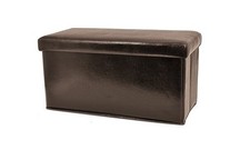 Pouf Contenitore in pelle