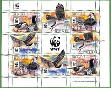 B2425 - Guinea - Foglio francobolli ERRORE ERRORE ERRATO - 2015 - Uccellini WWF