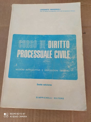 Corso diritto processuale - di,