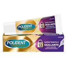 POLIDENT CREMA ADESIVA PROTESI DENTALI 40GR SUPER SIGILLANTE TENUTA 12H DENTIERA
