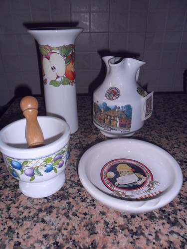 Lotto oggetti ceramica - 4,