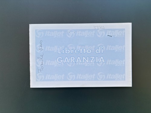 Libretto manutenzione italjet - libretto,