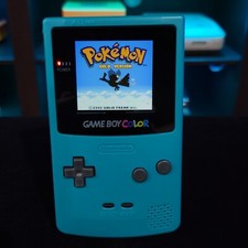 Teal Gameboy Color IPS Console