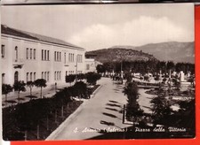 CARTOLINA SANT'ARSENIO  B/N VIAGGIATA 1960  PIAZZA DELLA VITTORIA