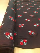 TESSUTO IN JERSEY RICAMATO