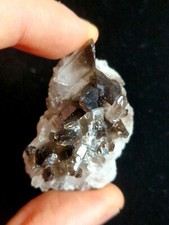 Minerale Naturale QUARZO MORIONE 22 gr Austria Collezione Cristalli Grezzi