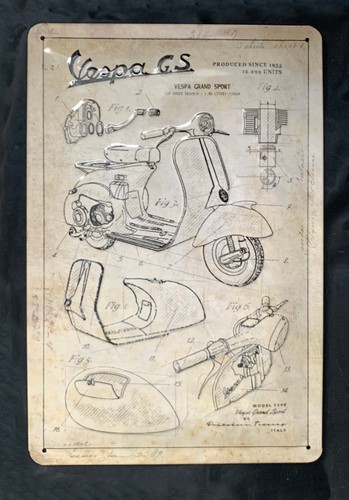 Vespa roller 1955 targa - vespa,