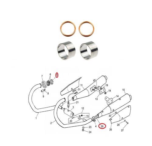 Kit guarnizioni connettore