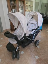 passeggino doppio gemellare tandem Graco beige usato in ottime condizioni 