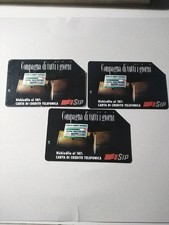 Italia:N°3 schede telefoniche