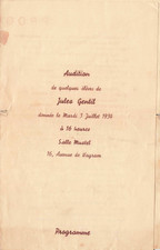 VIEUX PAPIER PARIS 1934