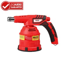 WALTER Lampada a Saldare Piezo, Bruciatore a Gas, Regolabile, 650°C Temperatura di Lavoro, Softgrip