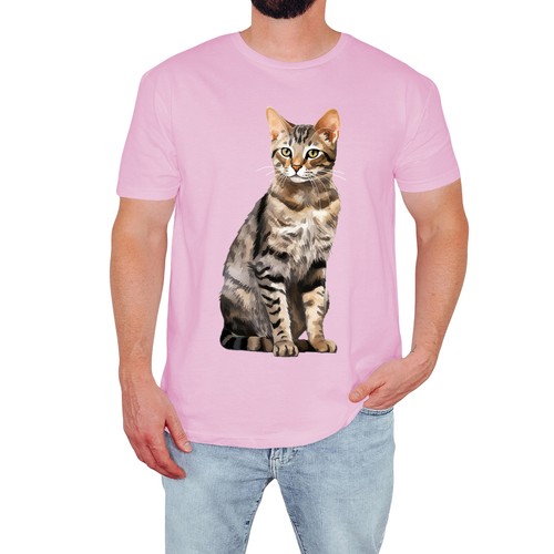 Shirt uomo gatto - uomo,