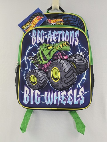 Zaino hot wheels big action - wheels,