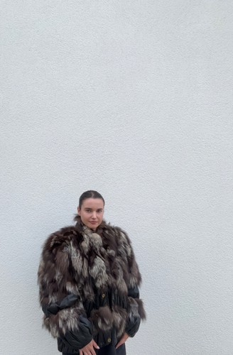 Cappotto pelliccia volpe - cappotto, di