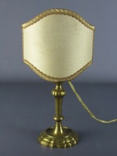 ANTICO PORTA CANDELA IN OTTONE DI INIZIO XX SEC. TRASFORMATO IN LAMPADA