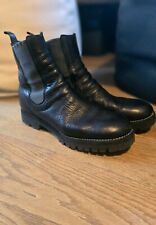 Stivaletto uomo Guidi pelle cervo, nero, taglia 43 (veste come 42) suola Vibram