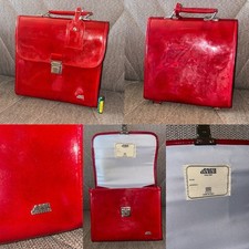 Borsa Vinile Rossa ESCUDAMA Escu Dama Made In Italy