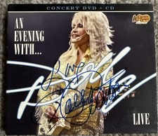 Dolly Parton nome completo FIRMATO Cracker Barrel CD �� autografo COA