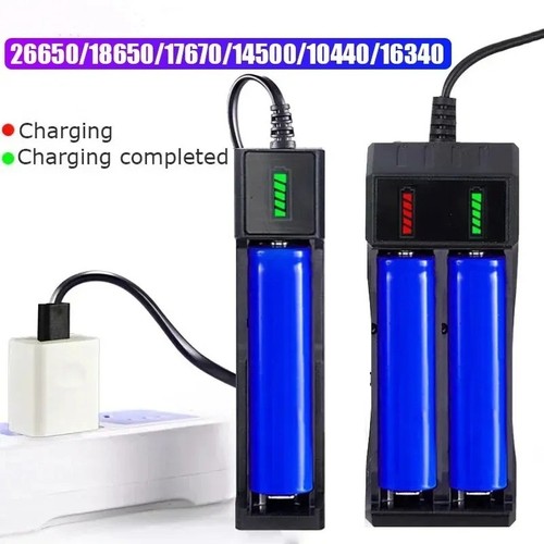 Caricabatterie 18650 ion - 18650, li-ion