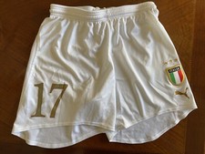 PANTALONCINI ITALIA FEMMINILE MATCH WORN SHORT FOOTBALL ITALY WOMAN CALCIO PUMA