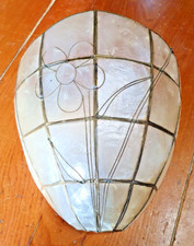 Applique da Parete 1 luce in madreperla con porta lampada attacco E27 usato