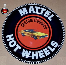 Targa in latta personalizzata ElDorado Badge Button 30 cm modello Redline Hot Wheels