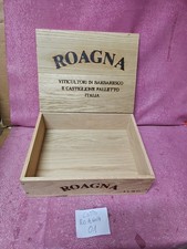 Roagna cassa di legno vuota da