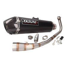 Impianto di Scarico Yasuni Scooter 4 Black Edition per Honda Forza 125